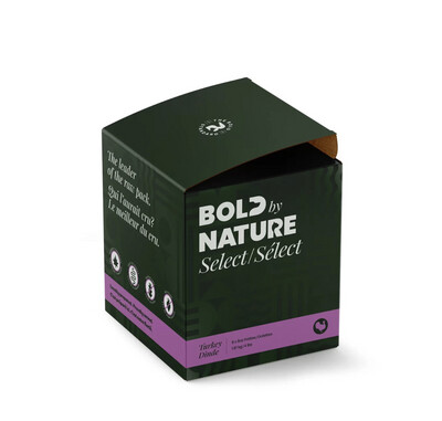 Bold By Nature Select Raw Turkey for Dogs 4Lb