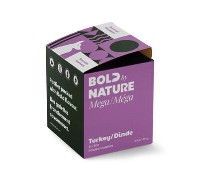 Bold By Nature Mega Turkey for Dogs 4lb