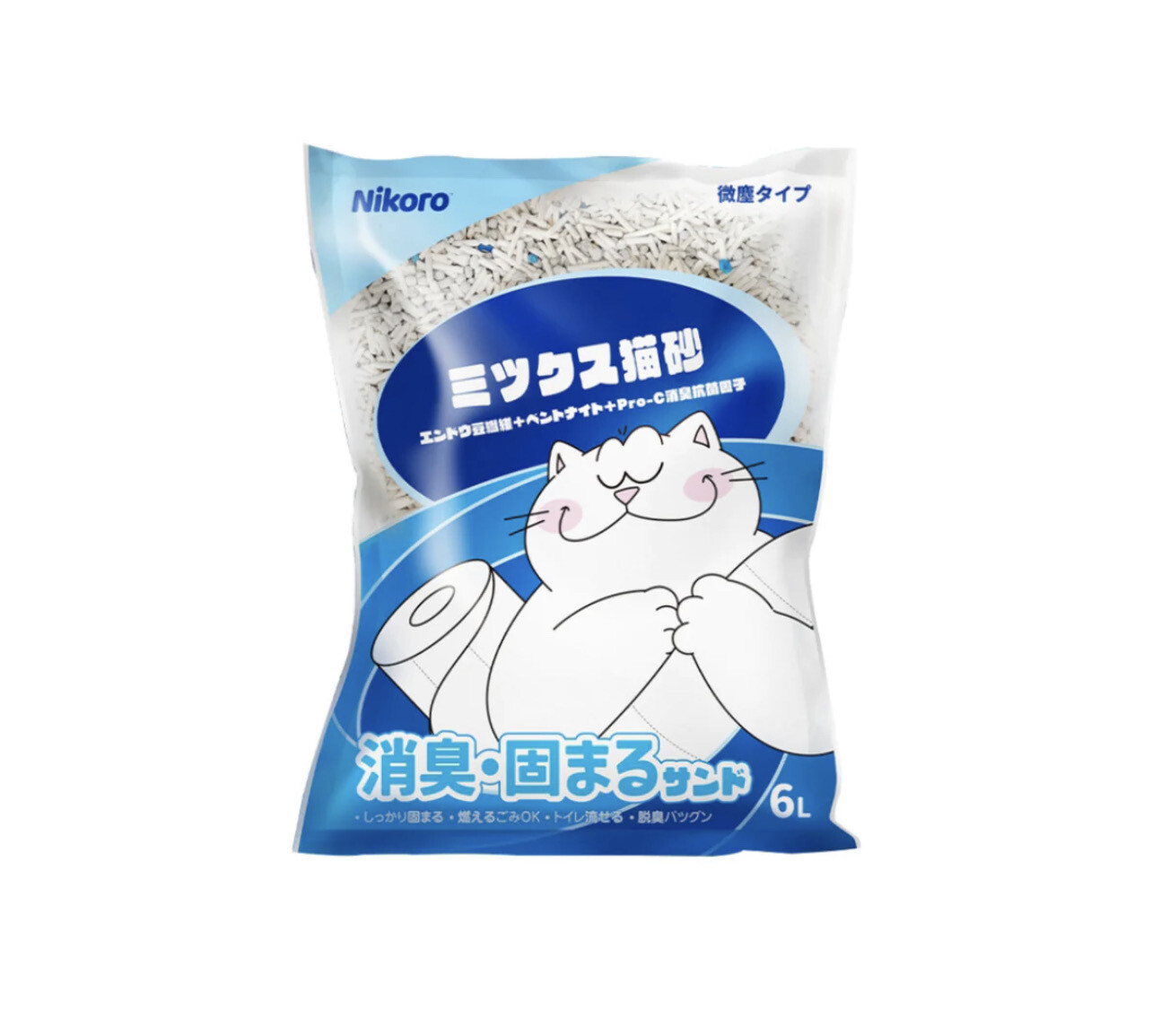 【Nikoro】Composite Tofu Cat Litter 6L