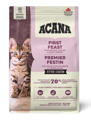 Acana First Feast Kitten Dry Cat Food, 1.8-kg