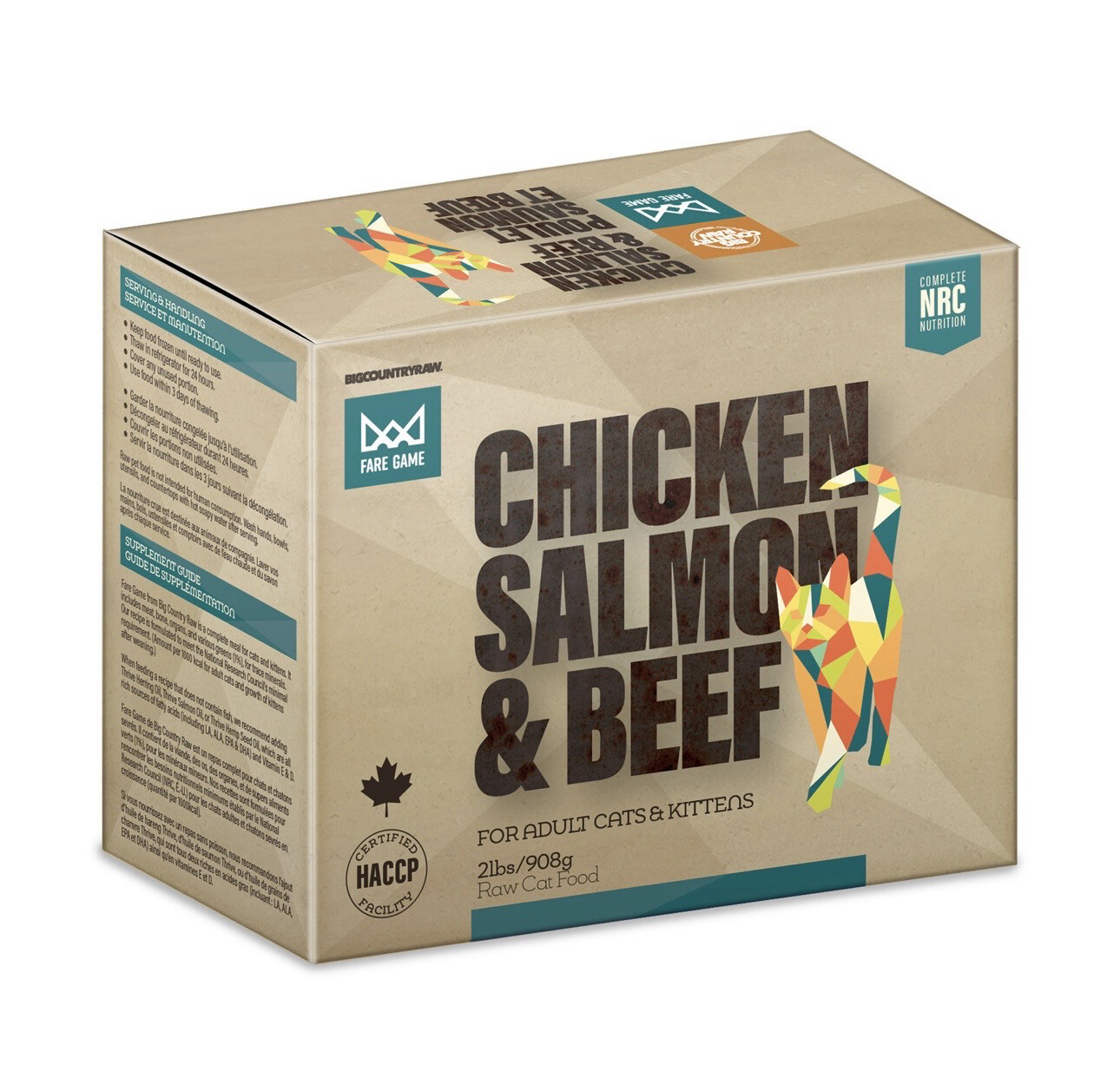 BCR CAT Fare Game – Chicken &amp; Salmon With Beef – 2 Lb