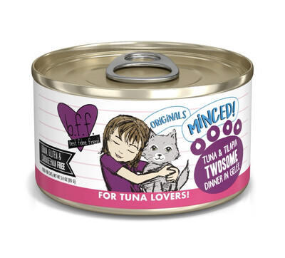Weruva Cat BFF Minced Tuna &amp; Tilapia Twosome 5.5oz