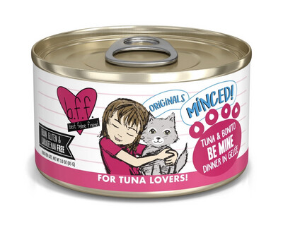 Weruva Cat BFF Minced Tuna &amp; Bonito Be Mine 3oz