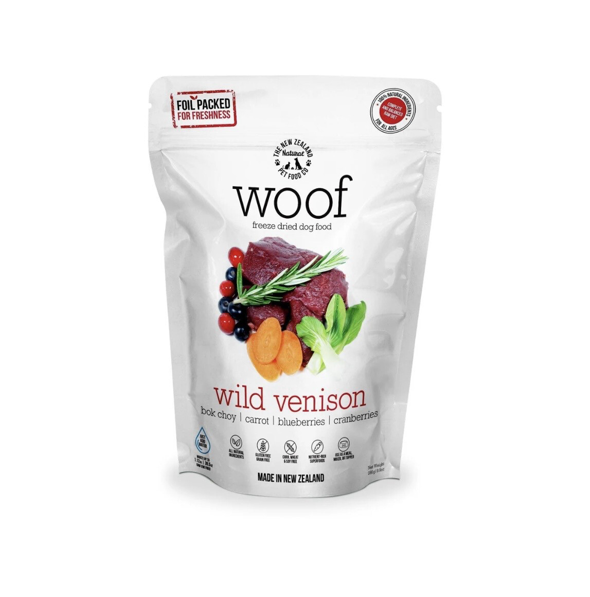 Woof Dog Wild Venison Recipe 1kg