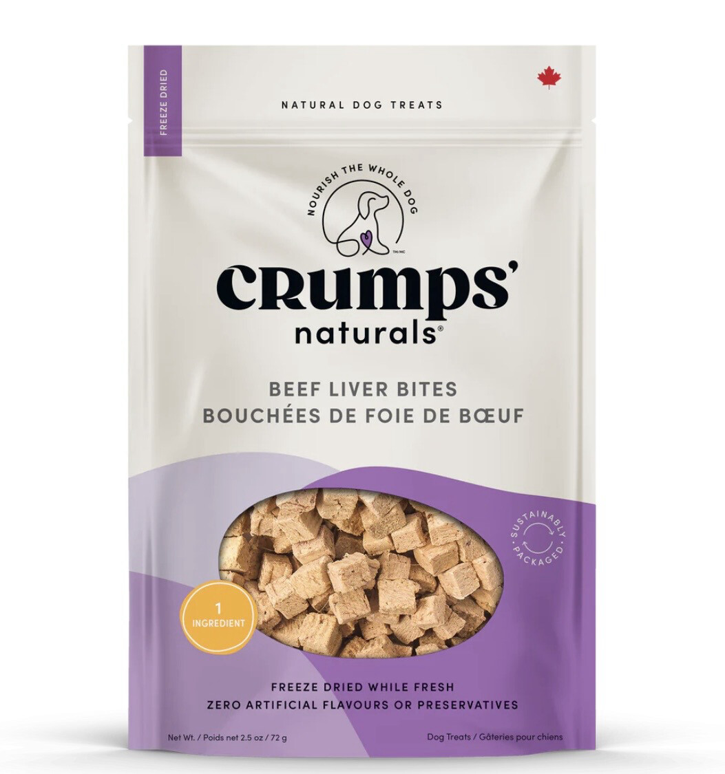 Crumps Dog Beef Liver Bites 72g