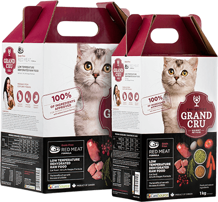 CaniSource Grand Cru Red Meat Formula Grain-Free Dehydrated Cat Food, 3-kg