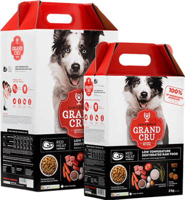 CaniSource Grand Cru Red Meat Formula Dehydrated Dog Food, 2-kg