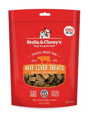 Stella &amp; Chewys Dog Treat Beef Liver 3.0OZ