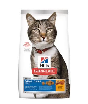 Hill&#39;s® Science Diet® Cat Adult Oral Care Chicken Recipe 7 Lb