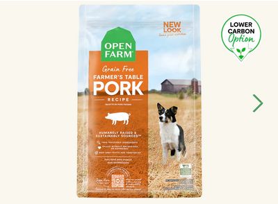 Open Farm Dog Farmer&#39;s Table Pork Grain-Free 11 LB