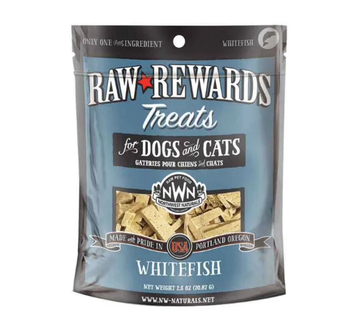 Northwest Natural Raw Rewards - Freeze Dried Whitefish