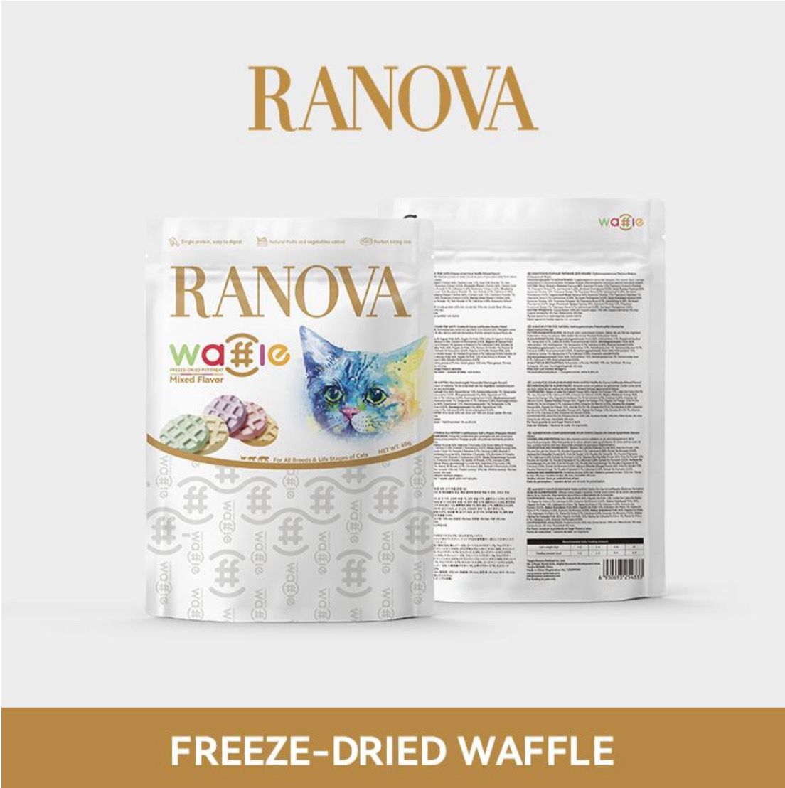 RaNova FD Waffle (Mixed Flavor) 60g