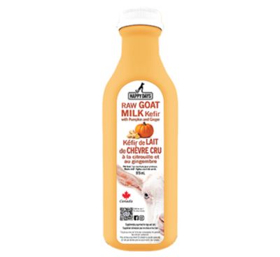 Happy Days Raw Goat Milk Kefir With Pumpkin And Ginger 975 Ml