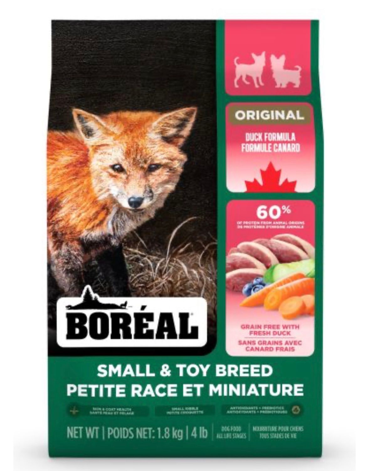 Boreal Dog  Small Toy Breed Duck 4lb