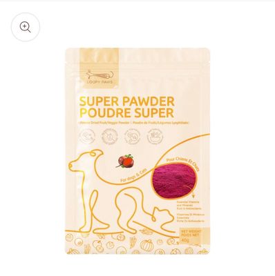 Loopy Paws Super Pawder Red Beets 40g