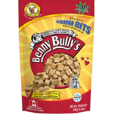 Benny Bully's Beef Liver  Mini Bits Dog &amp; Cat 148g