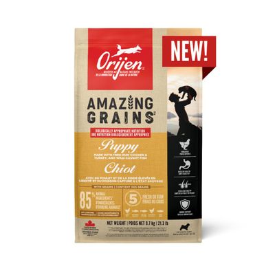 Orijen Dog Amazing Grains Puppy 9.7kg
