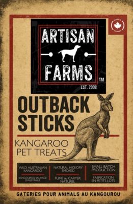 Artisan Farms Outback Kangaroo Sticks 113g/bag