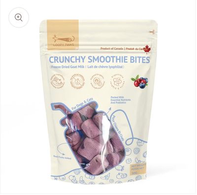 Loopy Paws Crunchy Smoothie Bites-Mixed Berries 30g