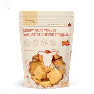 Loopy Paws Crispy Goat Yogurt Chunk-Pumpkin&amp;Strawberry 30g