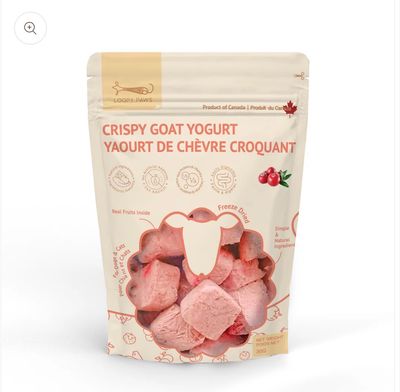 Loopy Paws Crispy Goat Yogurt Chunk-Cranberry 30g