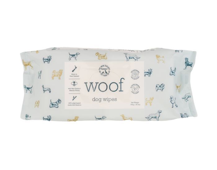 NZPF Woof Manuka Honey Dog Wipes (80wipes)