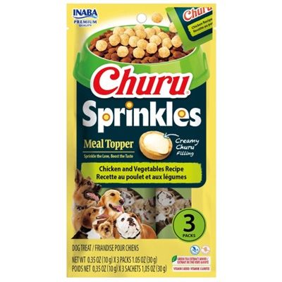 Inaba Dog Churu Sprinkles (Chicken &amp; Vegetables)