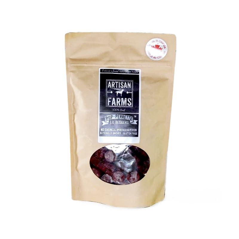 Artisan Farms Brown Bag PUP-Perrettes Lil' Beggers 130g