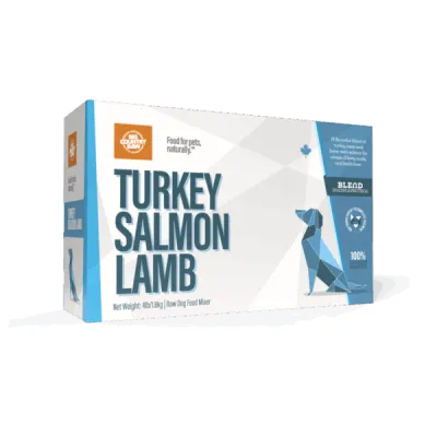 Big Country Raw Turkey Salmon Lamb 4lb