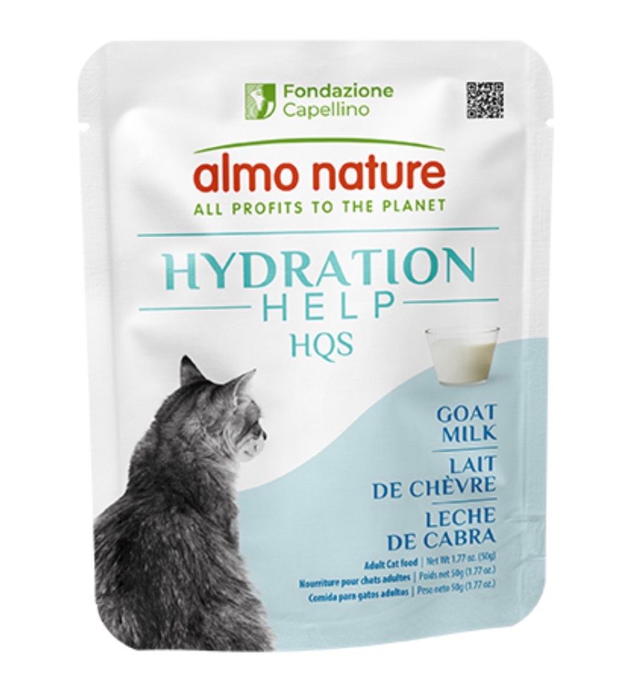 Almo Nature HQS  Hydration Help Goat Milk, Shelf Stable 50g
