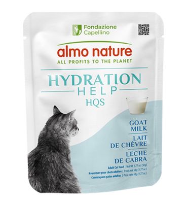 Almo Nature HQS  Hydration Help Goat Milk, Shelf Stable 50g
