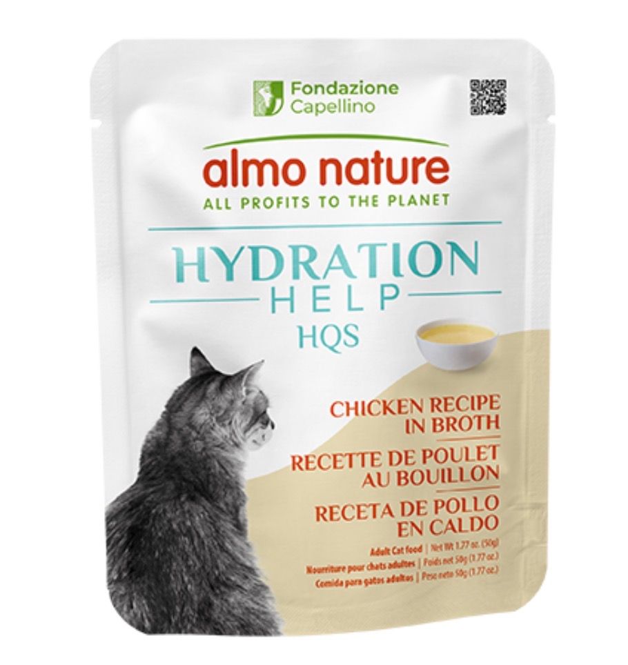 Almo Nature HQS  Hydration Help Chicken In Broth Adlut 50g