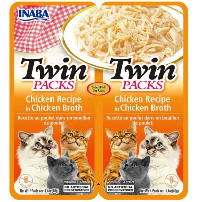 Inaba Cat Twin Packs (Chicken In Chicken Broth)