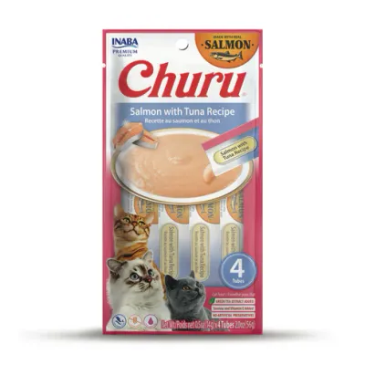 Inaba Cat Churu PUREE (Salmin W/Tuna)