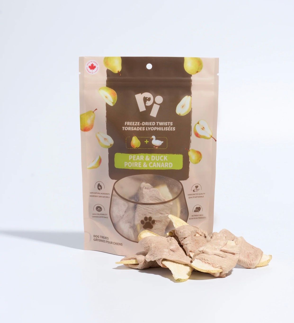 Pi Pet Food FD Pear&amp;Duck Twists 42g