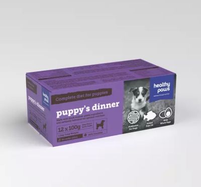 Healthy Paws Conplete Puppy Dinner 12x100g