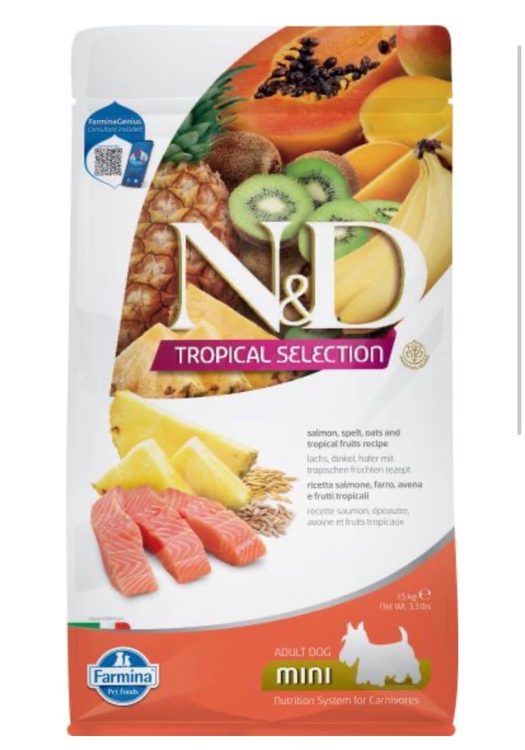 Farmina Tropical Selection Salmon Adult Mini Dog 5kg