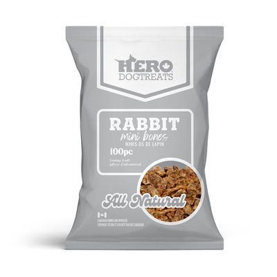 Hero Dogtreats Rabbit Mini Bones
