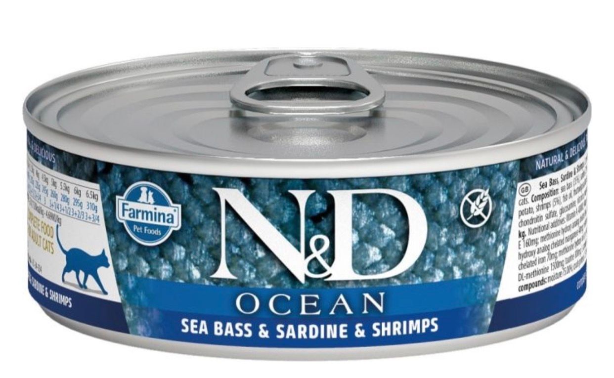 Farmina Rawcan Cat Ocean Sea Bass Sardine &amp; Shrimp Cat 2.5oz