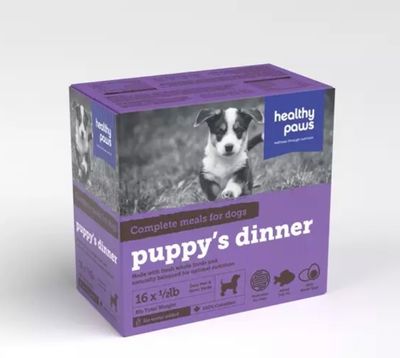Healthy Paws Canine Complete Puppy Dinner 16x1/2lb