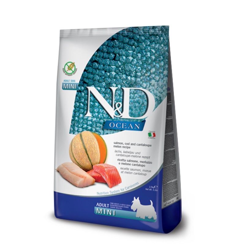 Farmina Ocean Salmon Cod Cantaloupe Adult Mini Dog 2.5kg