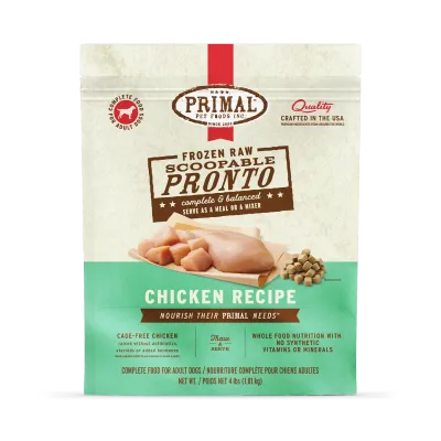 Primal Frozen Pronto Chicken Trial Sz Dog 0.75lb