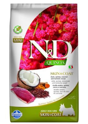 Farmina Duck &amp; Quinoa, Skin &amp; Coat Adult Mini Dog 2.5kg