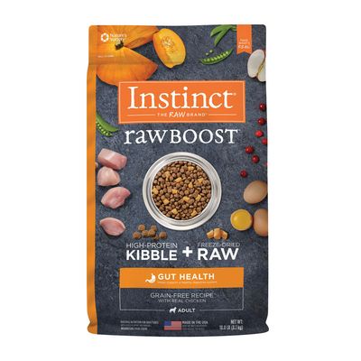 Instinct Raw Boost GF W/Real Chicken Gut Health Dog 4lb