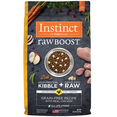 Instinct Raw Boost GF W/Real Chicken Dog 20lb