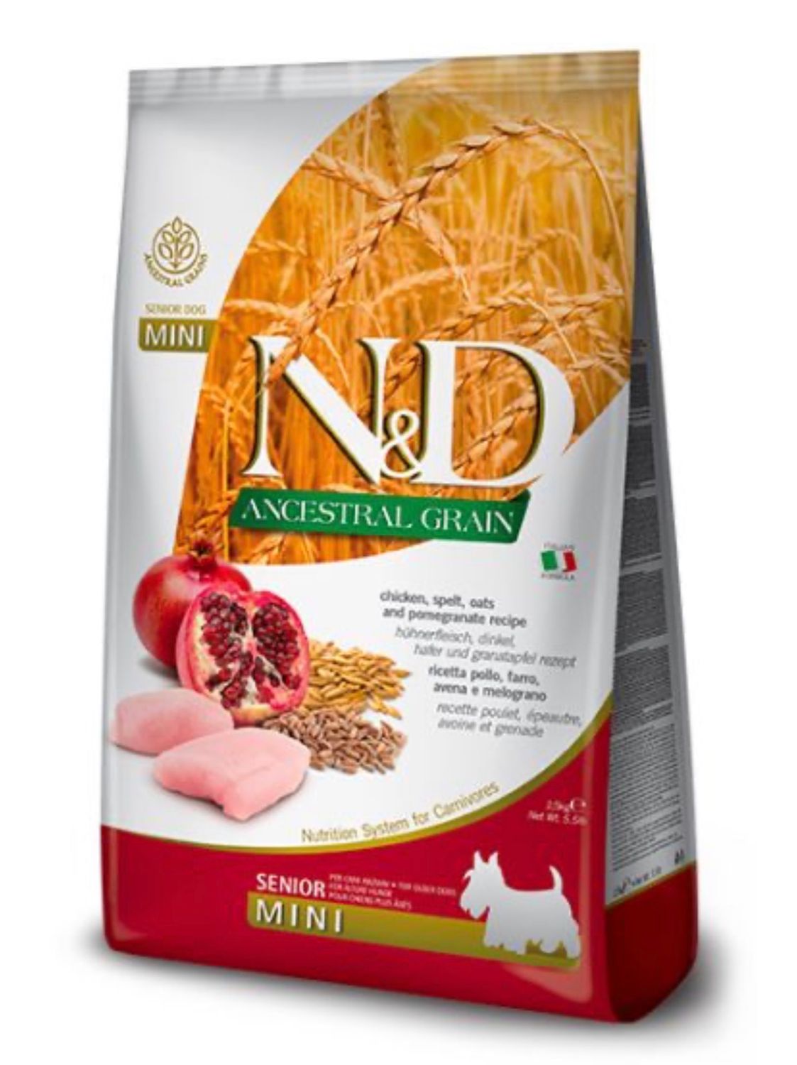 Farmina Dog Ancestral Chicken Pomegranate Senior Mini 2.5KG