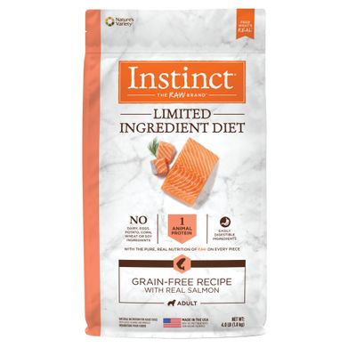 Instinct Limited Ingredient Diet GF W/Real Salmon Dog 4lb