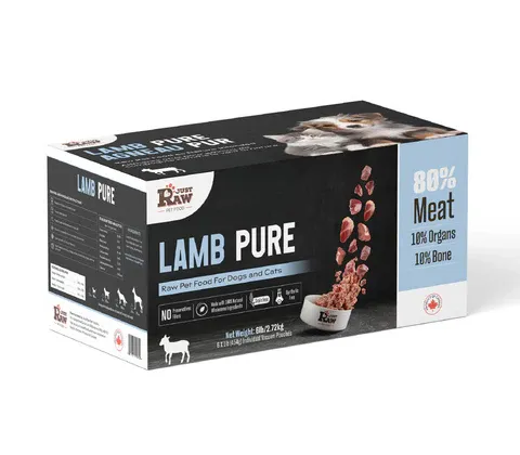 Just Raw Lamb Pure Raw Food For Dogs &amp; Cats 6lb(2.72kg)