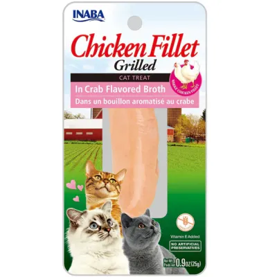 Inaba Cat Grilled Fillets(Chicken In Crab Broth) 0.9oz