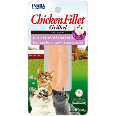 Inaba Cat Grilled Fillets(Extra Tender In Crab Broth) 0.9oz